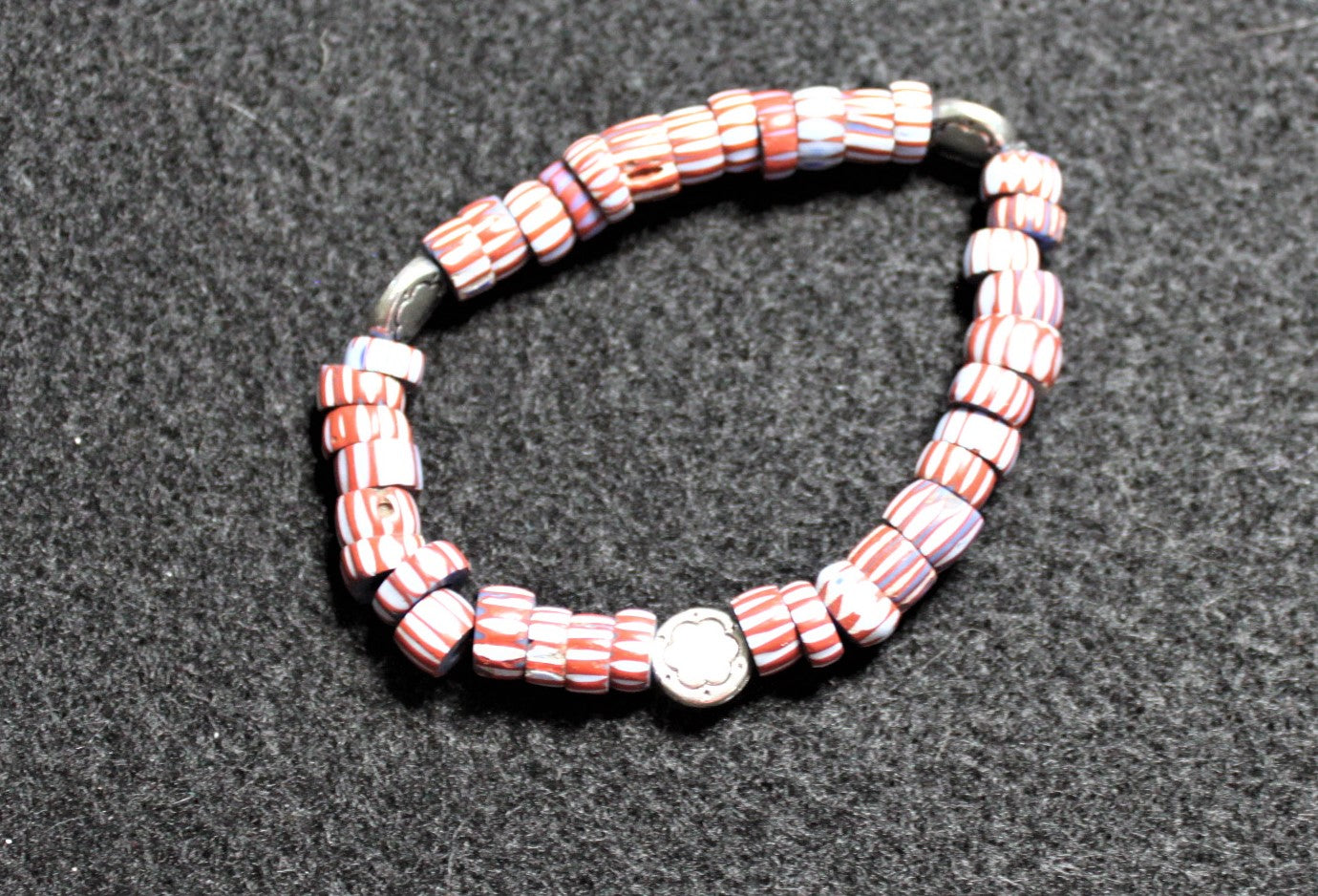 African Trade Bead Bracelet
