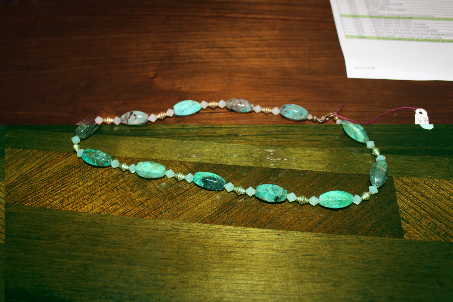 Blue Jasper Necklace
