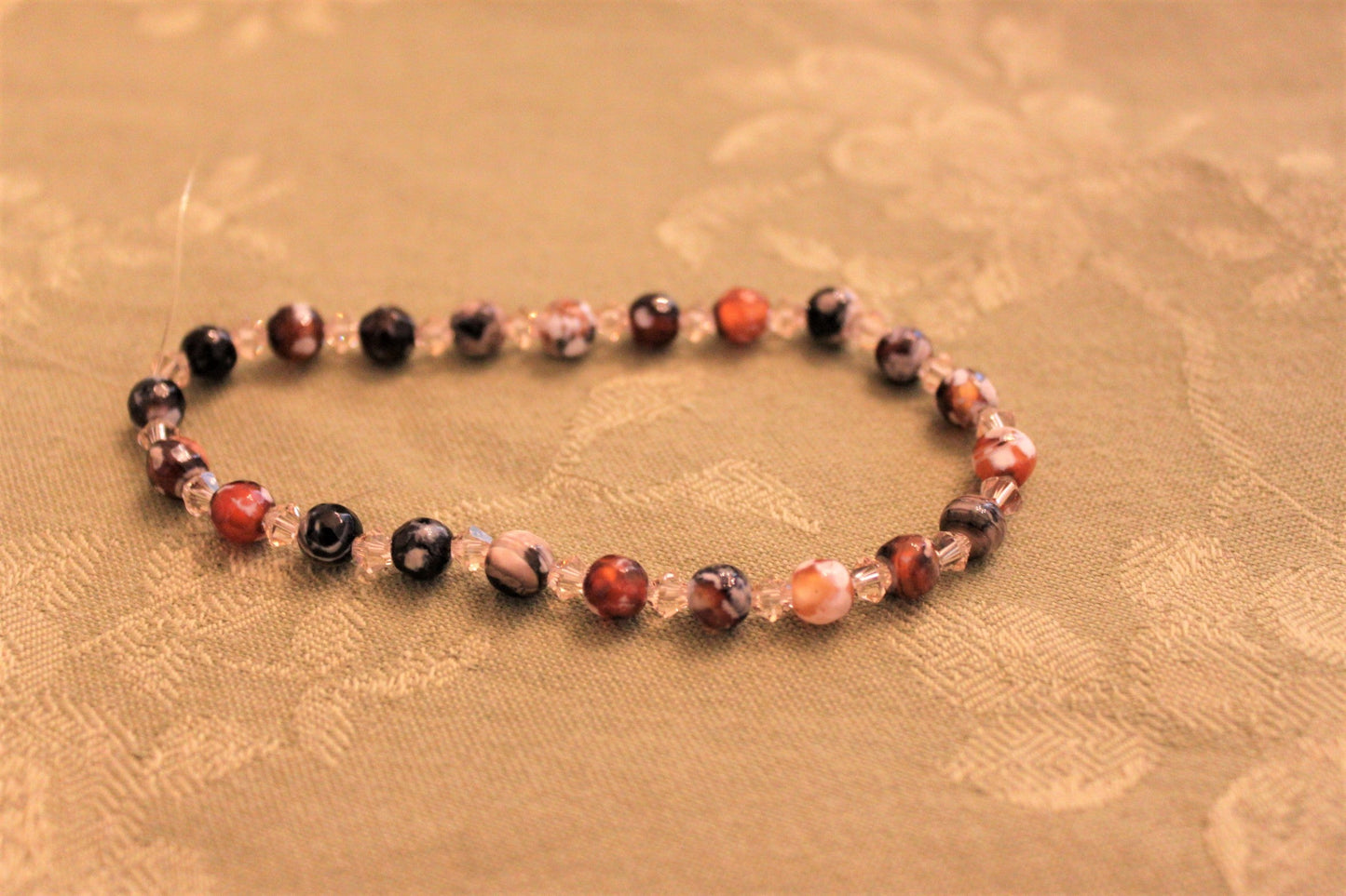 Agate Bead Bracelet