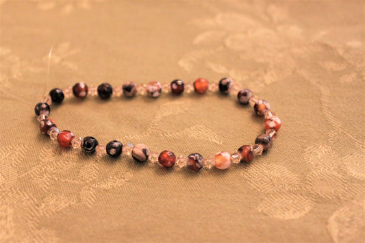 Agate Bead Bracelet